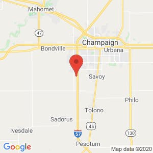 Irongate Self Storage Champaign map