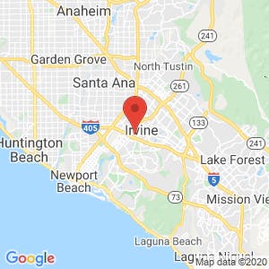 Irvine Self Storage map