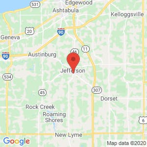 Jefferson Mini Storage map