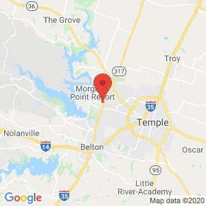Lake Belton Boat and RV Storage map