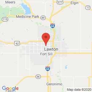 Lawton Ft. Sill Storage map