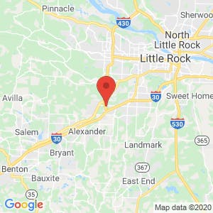 Little Rock Storage Center map