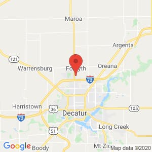 Macon Space Self Storage map