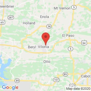 Meaders Self Storage map