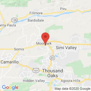 Moorpark RV Storage map