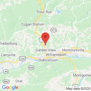 Muncy Self Storage map