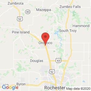 Oronoco Self Storage map