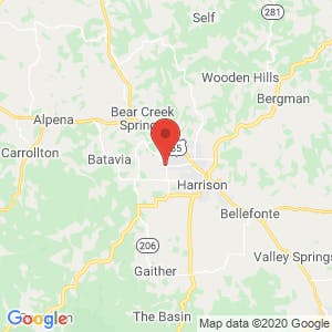 Ozark Mini Storage map