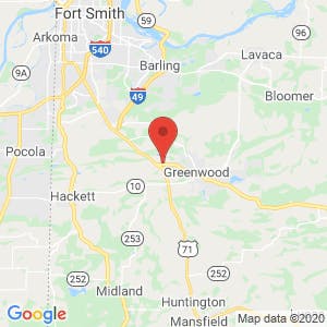Razorback Self Storage map
