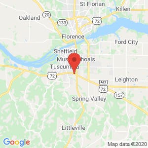 Secure Storage Shoals map