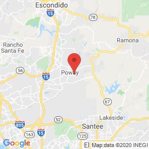 Self Storage – Poway map