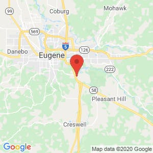 South Eugene Storage map