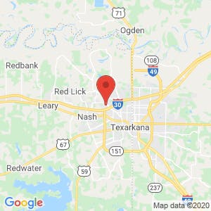 Texarkana National Storage map