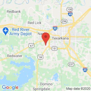 Texarkana Self Storage & RV map