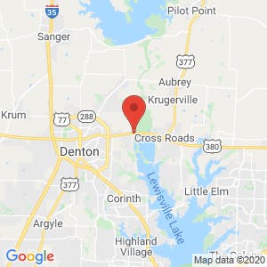 Texas 380 RV Storage map