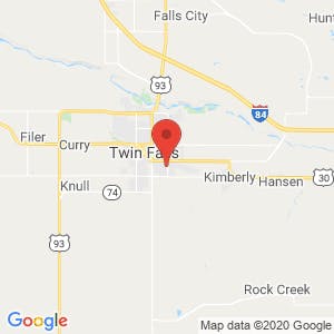 Twin Falls Storage map