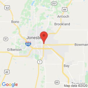 U-Haul Moving & Storage of Jonesboro map