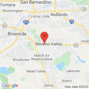 U-Haul Moving & Storage of Moreno Valley map