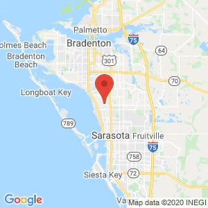 University Self Storage map