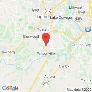 Wilsonville RV & Boat Storage map