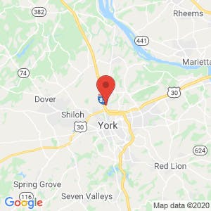 York Self Storage at 2199 Parklyn Drive map