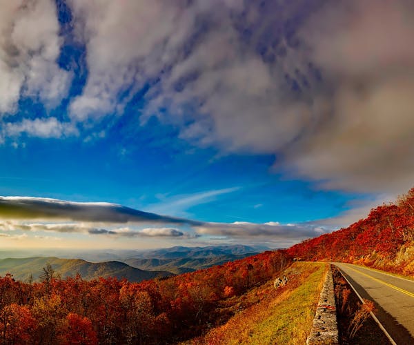 Iconic Blue Ridge Mountain Range