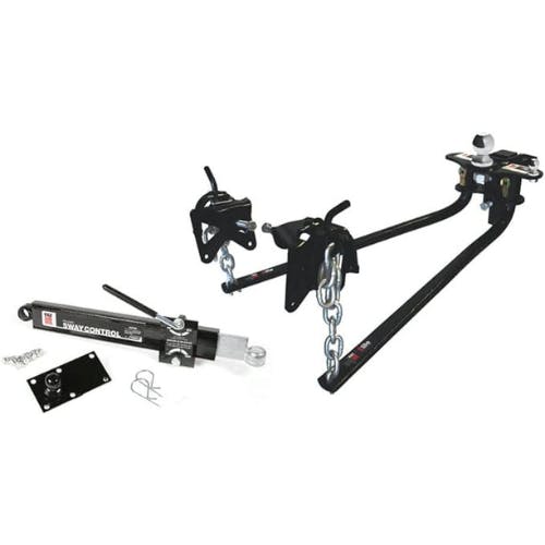 Product image for Camco Eaz-Lift Elite 1200lb Weight Distribution Hitch Kit with Sway Control
