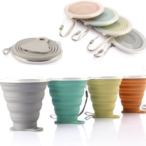 Product image for Silicone Collapsible Travel Cup