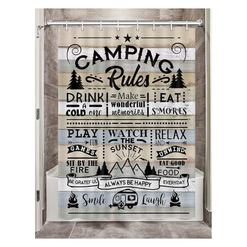 Product image for DYNH's Camping Shower Curtain