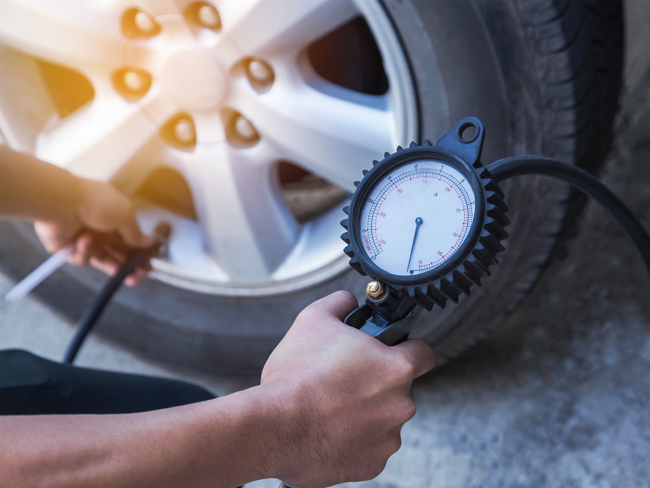 Nitrogen tyre deals pressure