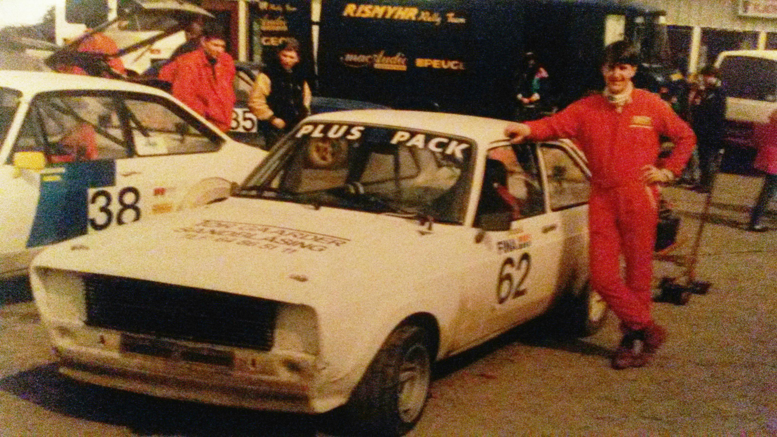 Fredric's father as grassroots rallycross driver 
