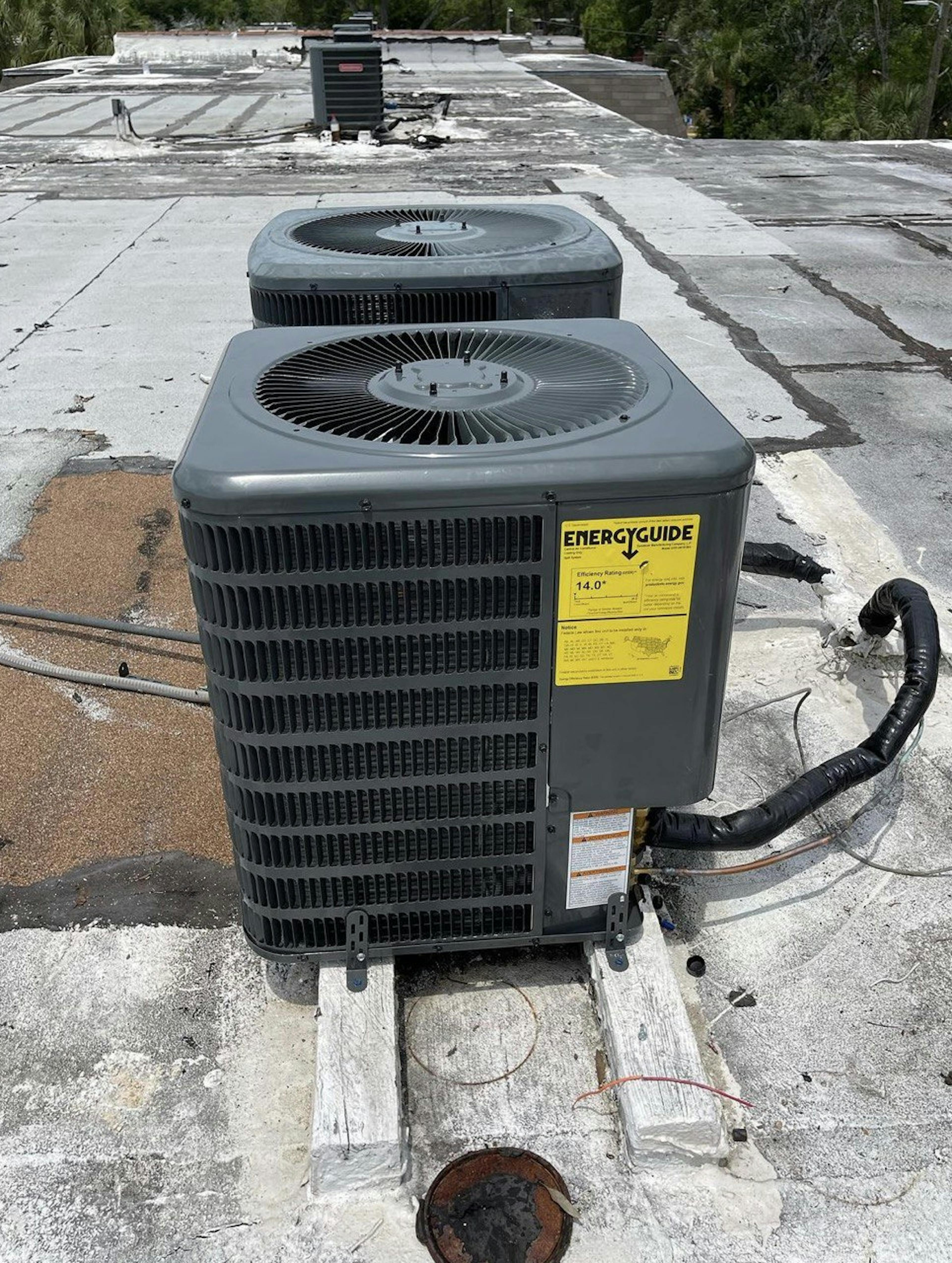 Replaced Rooftop HVAC System