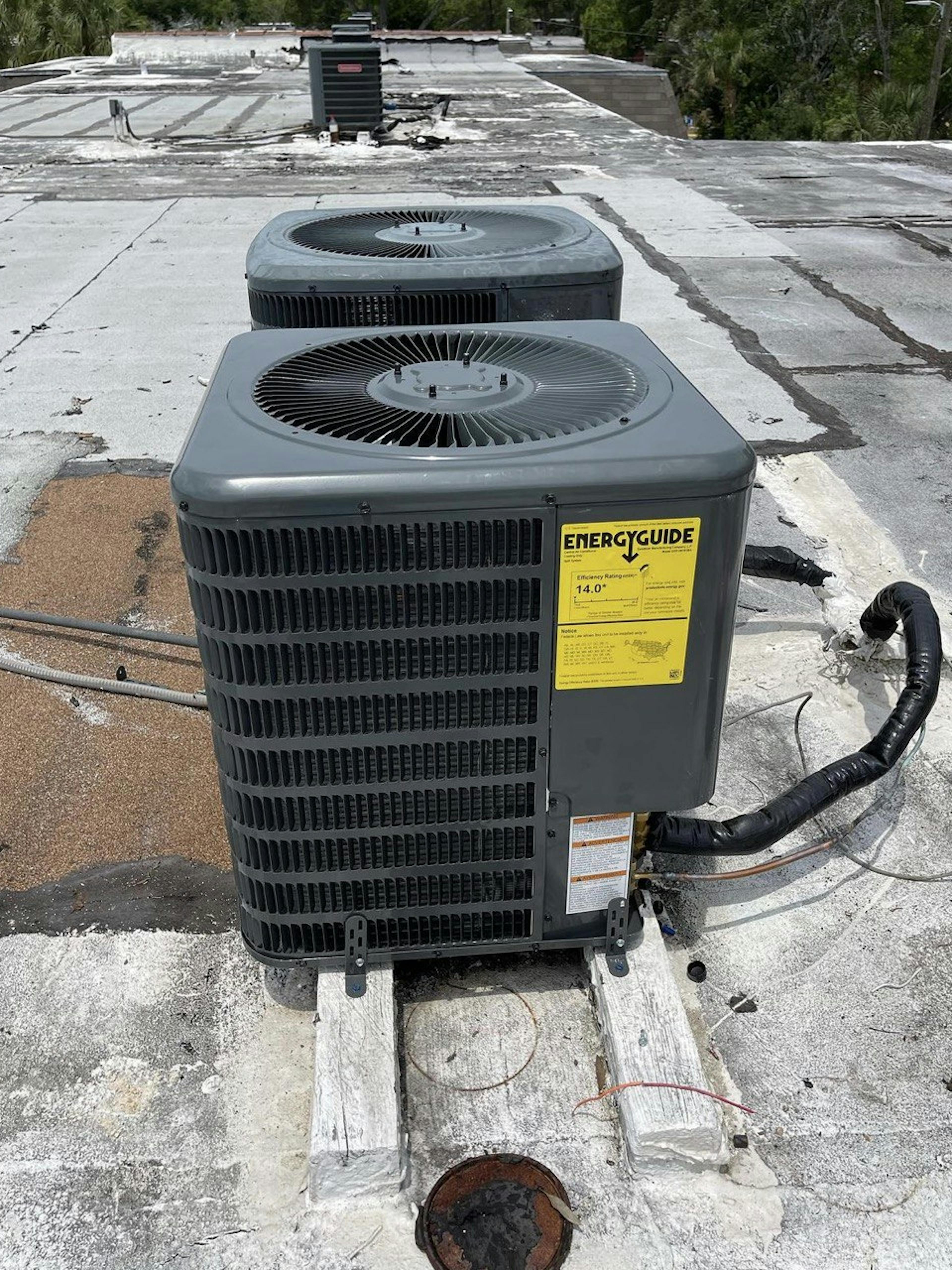 Replaced Rooftop HVAC System
