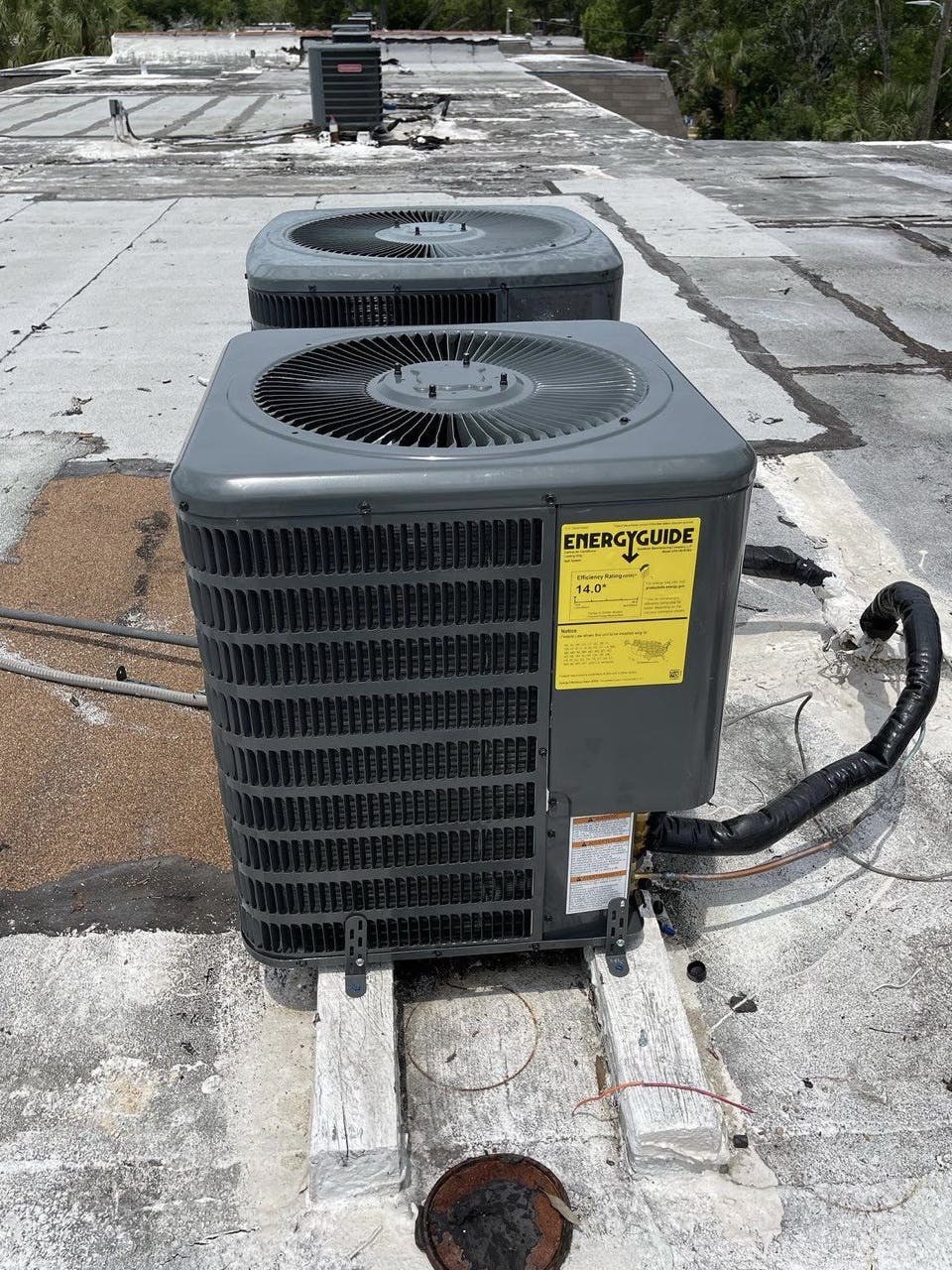 Replaced Rooftop HVAC System