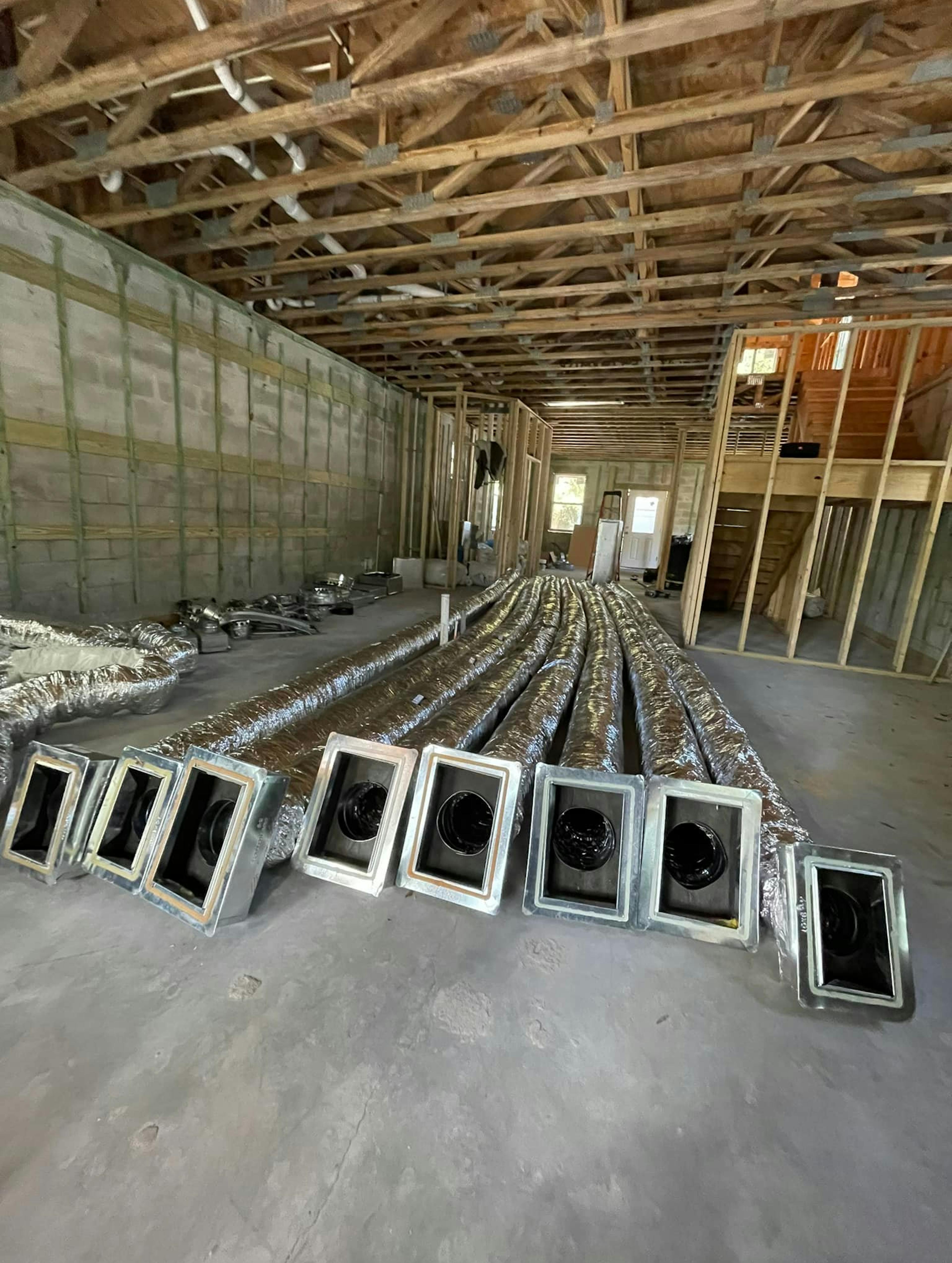 Duct Construction Work