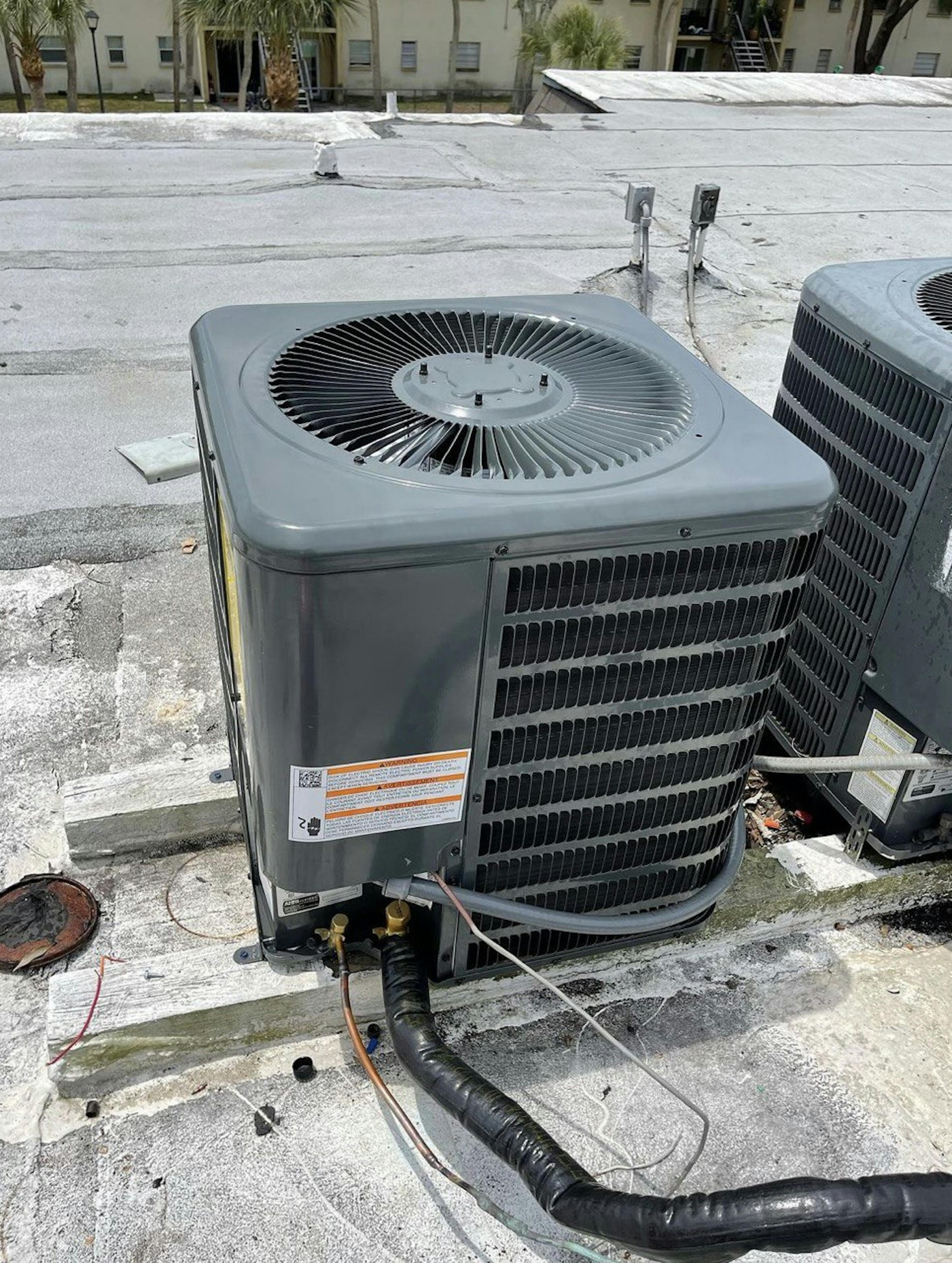 Replaced Rooftop HVAC System