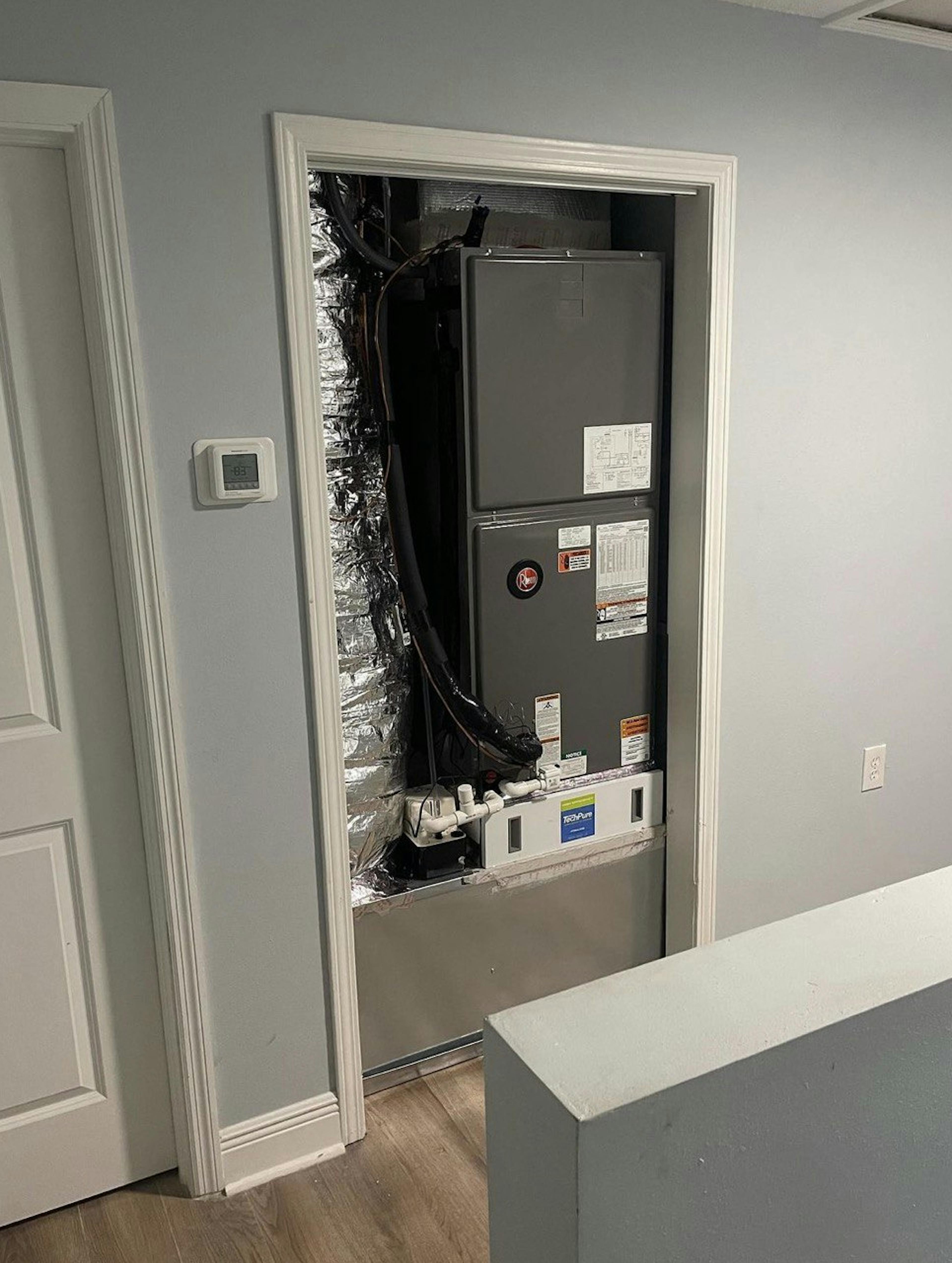 Air handler relocation