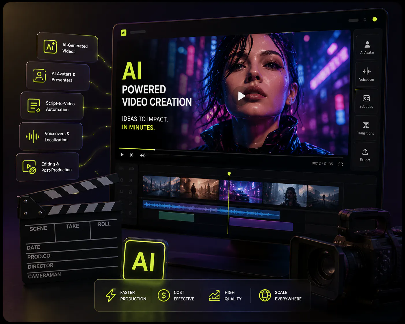 Video Creation at the Speed of AI