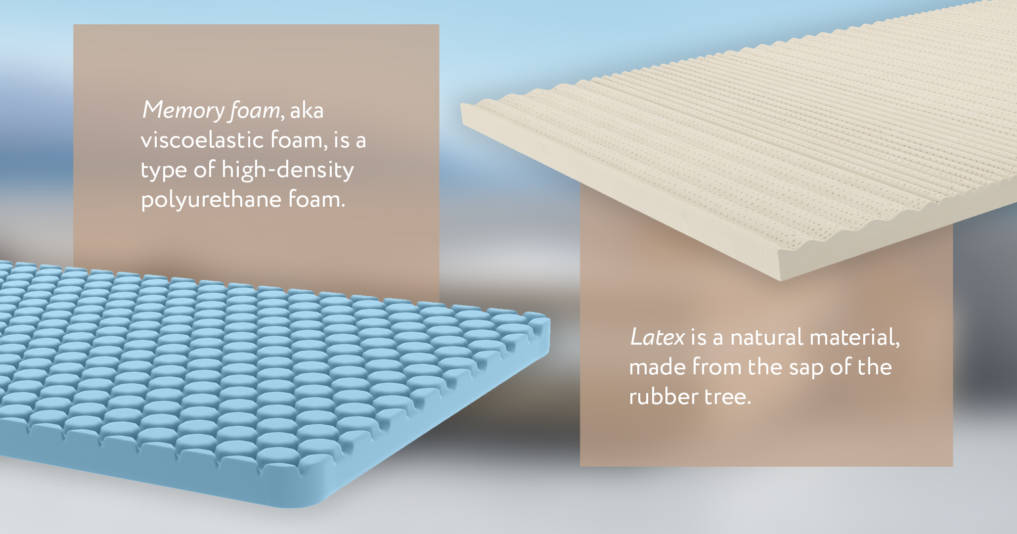 Latex vs. Memory Foam Mattress Comparison | Saatva