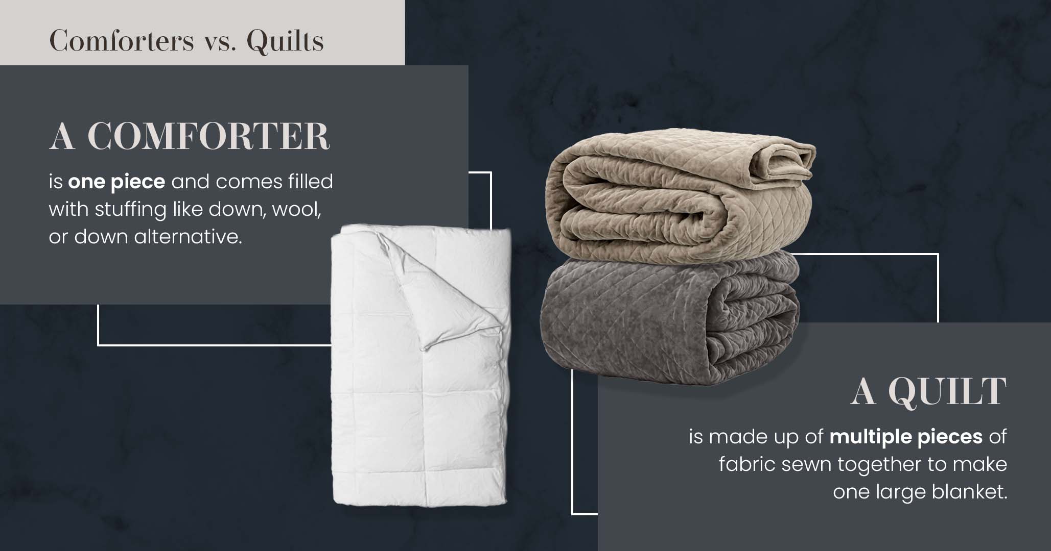 Key Differences Between Quilts And Comforters | Saatva