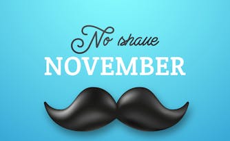 no shave november sign