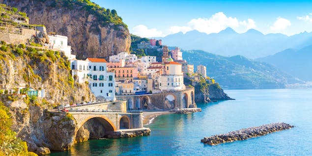 View of Amalfi Coast 