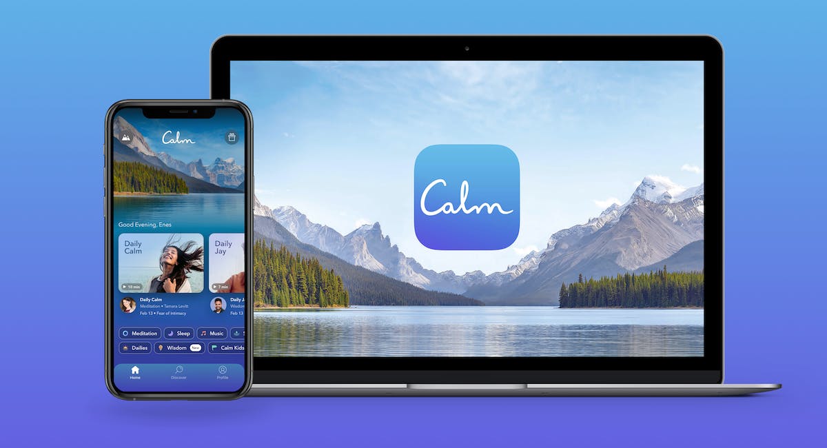 calm app on desktop
