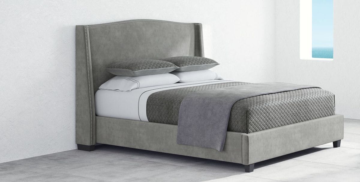 minori wingback bed frame