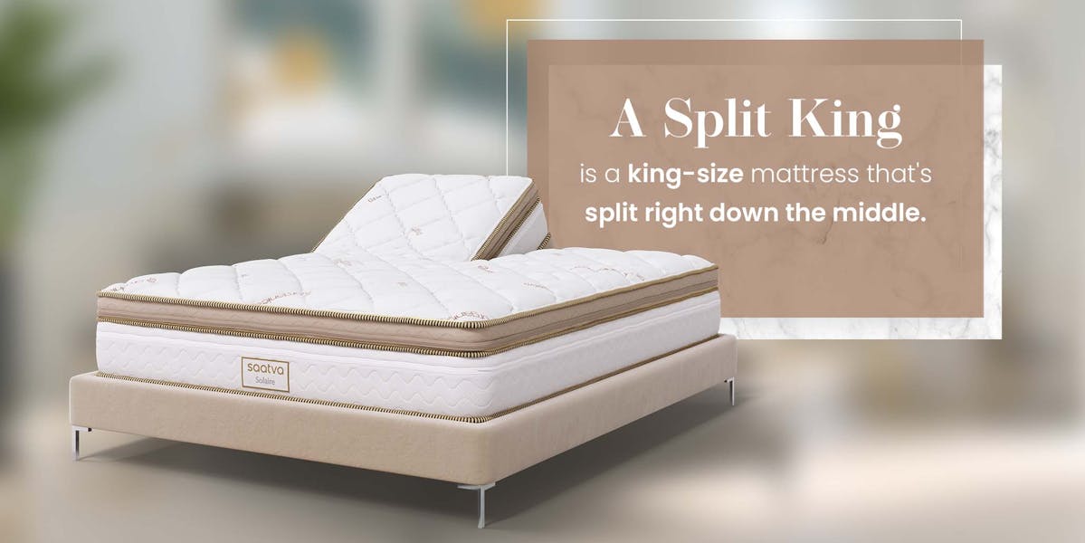 split king mattress with two different