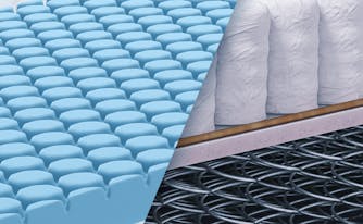 image of memory foam vs innerspring mattress