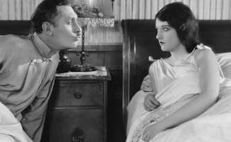 image of couple who sleep in separate beds