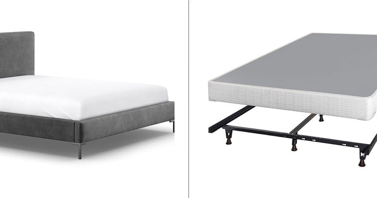 Platform Bed Vs Box Spring Helpful, What Is The Difference Between A Box Spring And Bed Frame