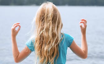 image of young girl at summer camp