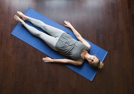 Bed yoga for lower back pain hot sale